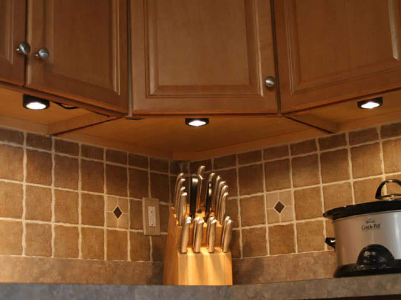 How do you install under cabinet lighting