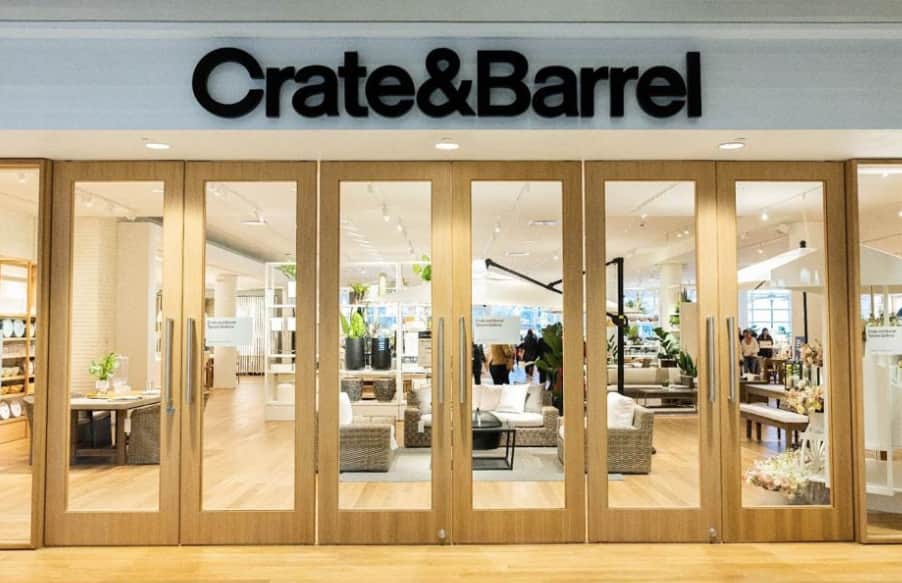 Stores like Crate and Barrel