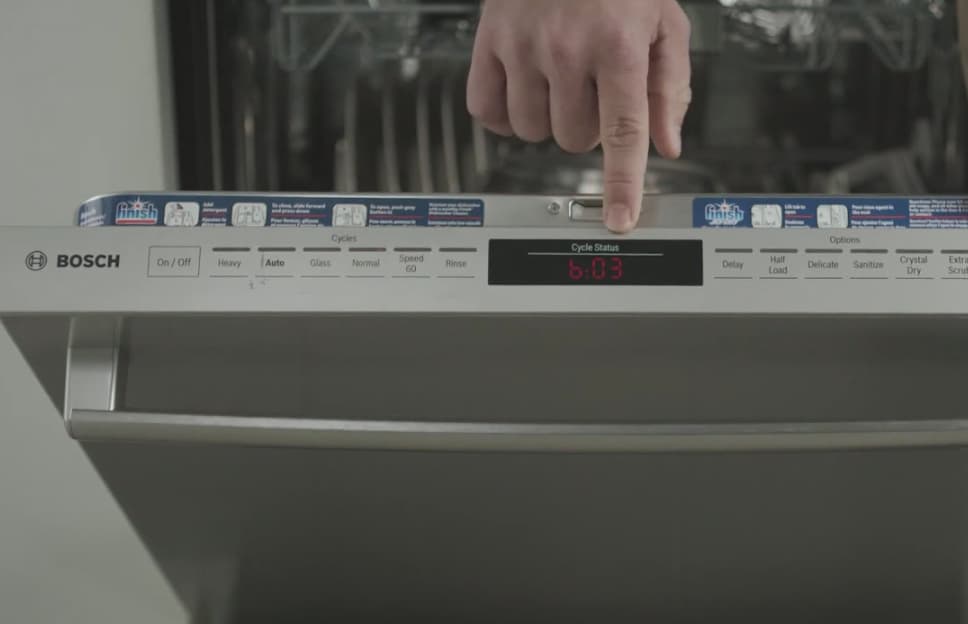 Bosch Dishwasher No Lights on Control Panel