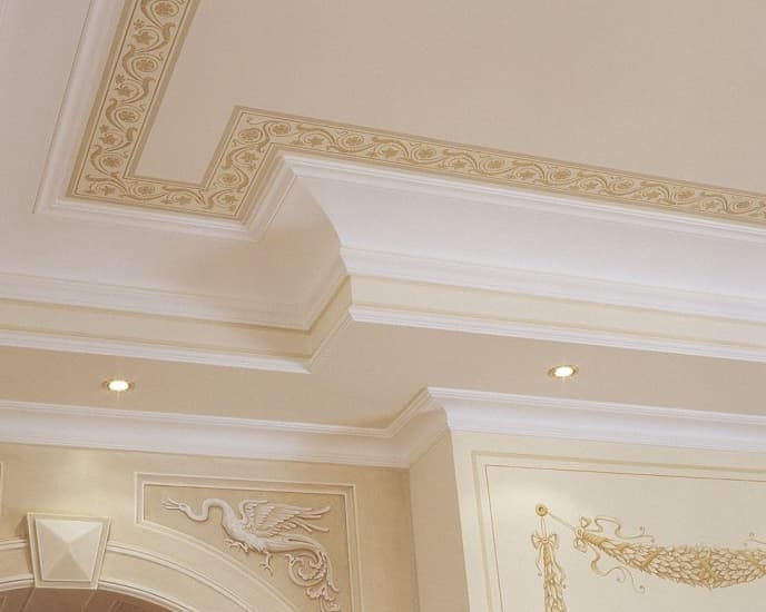 Artistic PoP Ceiling Border for Hall