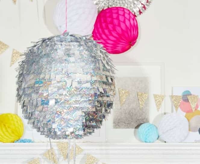 DIY Tissue Paper Disco Balls