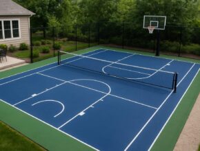 How to Build a Mini Sports Court in Your Backyard