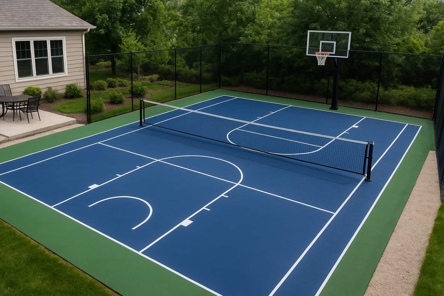 How to Build a Mini Sports Court in Your Backyard